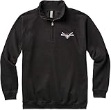 Fender ライフスタイル Fender® Custom Shop Half Zip Sweater, Black, S