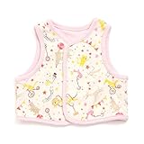 ampersand(アンパサンド) ベビーリバーシブルベスト　ピンク　70cm