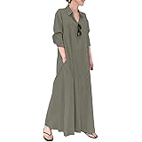 Amazon Co Jp レディース シャツ ワンピース シャツドレス ロングシャツ マキシ丈 春 夏 長袖 薄 無地 大きいサイズ S 5xl 服 ファッション小物