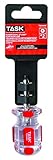 Task Tools T50444C Number-2 Robertson Elite Acetate Hard Grip Screwdriver, 1-1/2-Inch Stubby [並行輸入品]