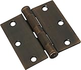 Stanley Hardware Rpf179 3-1/2" X 3-1/2" StandaRD Weight Hinge in Antique Bronze [並行輸入品]