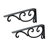 ブラケット シェルフサポート 棚受け １セット/２個 アイアン 【奥行22×高10cm】 INK-1401145H