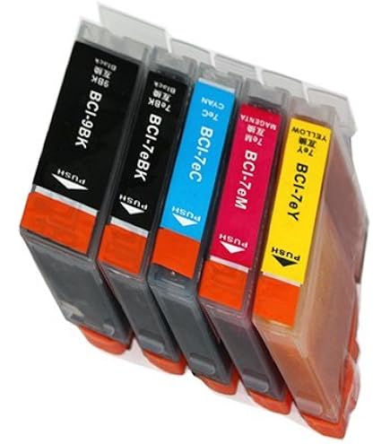 Amazon.co.jp: キヤノンBCI-7e+9/5MP互換 インクカートリッジ 顔料