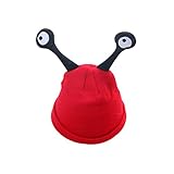 Ochine ベビー キッズ帽子 柔らかい毛糸帽 ニットキャップ 保温 かわいいインセクトの目 子ども 女の子 男の子 秋 冬 シンプル 赤ちゃん 0-6歳設定