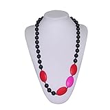 Roo Beads 'Aurora' Silicone Teething Necklace for Nursing Breastfeeding Moms, Babies, Toddlers BPA-F