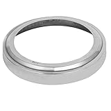 uxcell 手すり部品　ブラケット　ハンドレールプレートカバー　 304ステンレス鋼 丸パイプ用 手すりカバー レールカバー