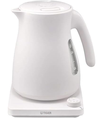 Amazon | 飲みたいときにサッと沸く! TIGER 電気ケトル 0.8L(フッ素