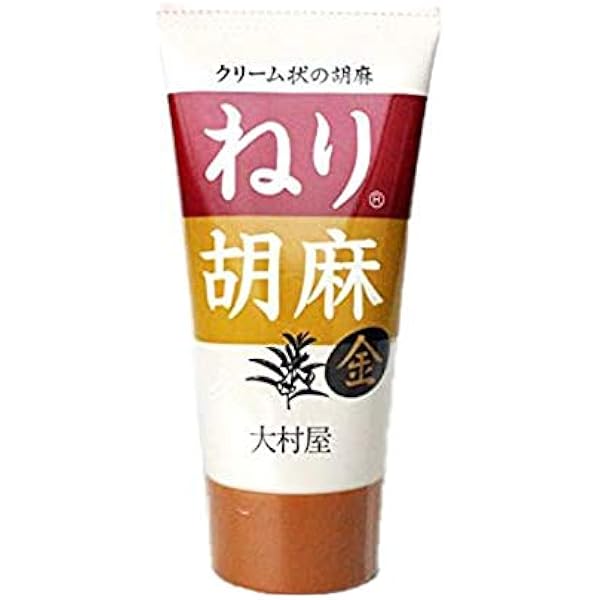 Amazon.co.jp: 大村屋 ねり 胡麻 チューブ(白)160g×9本 : 食品