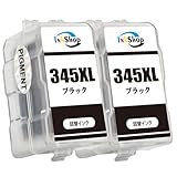 キャノン用 BC-345XL 詰め替えインクカートリッジ 顔料ブラック 2本セット bc-345 大容量 説明書付き 対応機種 TS3330 TS3130S TS3130 TS203 TR4530