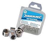 Silverline Helicoil Type Replacement Thread Coil Inserts M8x 1.25mm 25pcs