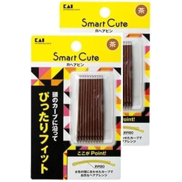 ヘアピンまとめ売り ARCHIVER ヘアクリップ 「Bz」チャームスリーピン/ヘアピン ペア