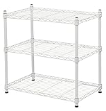 エイ・アイ・エス(AIS) スチールラック 支柱径19mm 3段 幅60×奥行35×高さ60.4cm ホワイト MSR-6060WH