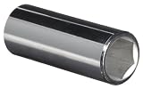 Martin BMD612 12mm Type II Opening 3/8 Square Drive Socket, 6 Points Deep, 2-7/32 Length, Chrome Fin