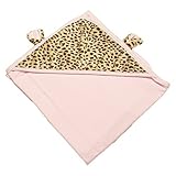 The Babymio Collection Swaddle Blanket, ChiChi the Cheetah Pink by The Babymio Collection