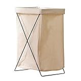 ワイエムワールド はっ水加工マルチ収納ボックス　シュリー 【カラー：タテ型アイボリー】 19-031