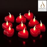 smartcandle-LEDティーライトキャンドル・ハートティーライト/10個セット