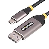 StarTech.com USB-C - DisplayPort 1.4変換ケーブル／3m／8K60Hz／DP Altモード／単方向／Thunderbolt 3/4互換／ディスプレイアダプター 142-USBC-DP-8K-10F