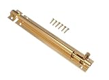 ドアボルトバレルスライドロック150 mm 6インチ真鍮ネジ( Pack of 2 )
