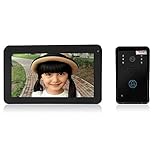 9 pulgadas de pantalla t?ctil de video de grabaci?n de video intercomunicador timbre HD 1000 l?neas 