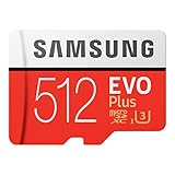 Samsung EVO Plus マイクロSDカード 512GB microSDXC UHS-I U3 100MB/s Full HD &