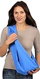 HugaMonkey Blue Baby Sling Medium