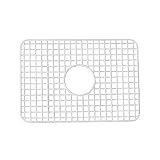 Rohl WSG2418WH 14-9/16-Inch by 20-7/16-Inch Wire Sink Grid for RC2418 Kitchen Sinks in White Abcite 
