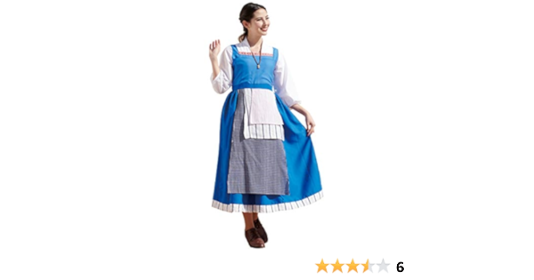 Amazon ディズニー 美女と野獣 ベル町娘 コスチューム レディース 155cm 165cm キッズコスチューム おもちゃ