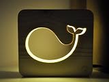 Nightlights for children Whale. Lamps for bedrooms. Bedroom baby night light. Modern beside lighting