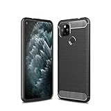 Google Pixel 4a 5G / Pixel 5 XL ケース グーグル ピクセル4a 5G / ピクセル5 XL ソフトケース 【ELMK】ソフトTPUシリコーン素材 保護カバー Pixel 4a 5G / Pixel5 XL 対応 (ブラック)