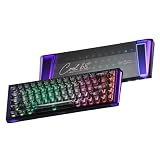 DAREU COOL68 ゲーミングキーボード 0.01mm ラピッドトリガー対応 光翼ライトボックス 有線8000hzポーリングレート 磁気スイッチ SOCD対応 ホットスワップ 65%英語配列 テンキーレス 半透明 黒/ブラック【1年間メーカー保証】