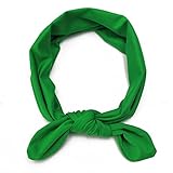 amzmonnsuta かわいいストレッチハチマキ　ウサギ結び目ちょう?び 女の赤ちゃん用