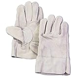 【120双】 牛床革 手袋 内縫い 上グレード 溶接 作業用 革 皮 工場 現場 熱T 代不