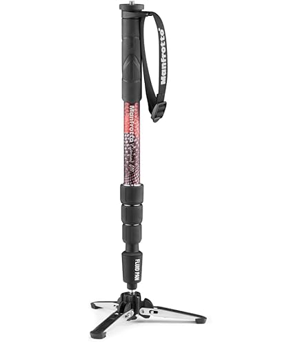 Amazon | Manfrotto 一脚 プロフルードビデオ一脚 雲台付 MVM500A | 一 