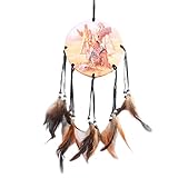 Messagee長18 " Dream CatcherペイントHanging装飾誕生日ギフト ブラウン MSG-R0011-05