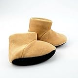 桜の雪　ベビールームシューズ　滑り止め　防寒対策 男女共用 (ブラウン)