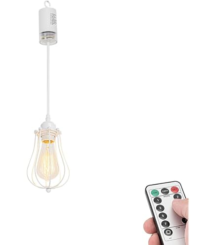 Amazon.co.jp : STGGTS ペンダントライト 引掛けフック式 電池式 電池