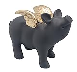 sagebrookホームFlying PigコインバンクSculpture 7.25" x 3.5" x 5" 11085