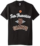 MLBサンフランシスコジャイアンツメンズ58t Tee、ブラック、スモール