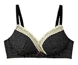 犬印 本舗 母乳 もれ も 安心 ブラ トップ M ブラック