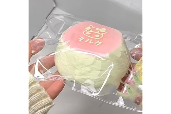 スクイーズケーキおもちゃ 食べ物シリーズ ケーキ・パン・クッキー スクイーズ 玩具 もちもち 柔らかい シリコン 肉球 握る玩具 スクイーズボール ストレス解消 暇つぶし 不安軽減 減圧グッズ 手作り 感覚おもちゃ 子供 大人 兼用 (B) [並行輸入品]
