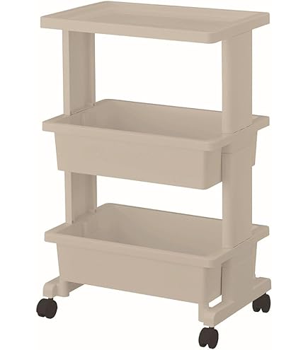 Amazon.co.jp: カインズ(CAINZ) キッチンワゴン J23 幅43cm 奥行33cm