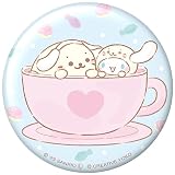 しろたん × サンリオキャラクターズ ぷにぷに缶バッジ/しろたん×ポムポムプリン