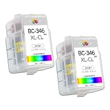 BC346XL カラー 2個 詰め替えインク 取扱説明書付き canon用詰め替えインク BC310XL/311XL通用 345 346 純正品併用 大容量 PIXUS TS3330 TS3130S TS3130 TS203 TR4530 インク MP493 MX420 MP280 MX350 MP490 MP480 MP270 iP2700インク, TKYK-INKBC345