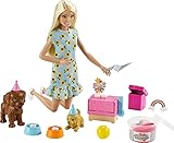 バービー人形 子犬 パーティー プレイセット ケーキ作り ごっこ遊び Barbie Doll and Puppy Party Playset [並行輸入品]