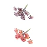 SONONIA 全8タイプ選べる　人工多肉植物　サボテン　 - ７ライトパープルとレッド