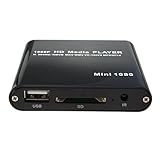 PC不要 極小型 映像 再生機器 デジタル マルチメディアプレーヤーSD/USB/HDD HDMI出力 対応 TEC-MINIMEDIAD ブラック