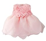 Platina Bear (プラチナベア) ベビードレス ふんわりスカート ワンピース 新生児 出産祝い 結婚式 ピンク レースたっぷり 70 80 90 (80サイズ, Ｃタイプ)