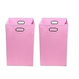 Modern Littles Organization Bundle-2 Laundry Bins, Rose Pink by Modern Littles