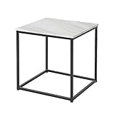 ルームアンドホーム ノルディックキューブテーブル マーブルブラック 46 x 46 X 46cm