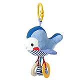おもちゃ Manhattan Toy Link and Play Whale Teether and Rattle Travel Toy [並行輸入品]